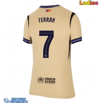 Barcelona Ferran Torres #7 Replica Away Shirt Ladies 2025-26 Short Sleeve